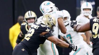 New Orleans Saints defensive end Marcus Davenport (92) in action during an  NFL football game against the Atlanta Falcons, Sunday, Nov. 7, 2021, in New  Orleans. (AP Photo/Tyler Kaufman Stock Photo - Alamy