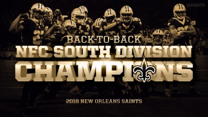 New Orleans Saints 2018 NFC SOUTH CHAMPIONS. #whodat  New orleans saints, New  orleans saints football, New orleans