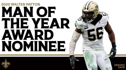 Demario Davis named 2020 New Orleans Saints Man of the Year