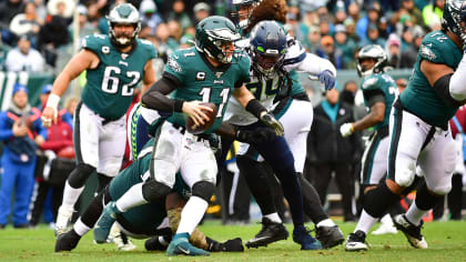 Philadelphia Eagles Celebrate Overtime win vs Washington