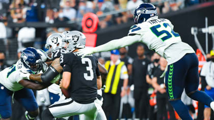 Seahawks' Darrell Taylor leaves sideline to block on interception return,  gets away with it