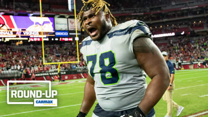 D.J. Fluker Navy Blue Name & Number Logo - #78 Football Seattle