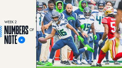 12 Numbers Of Note From The Seahawks' Week 2 Win In Detroit