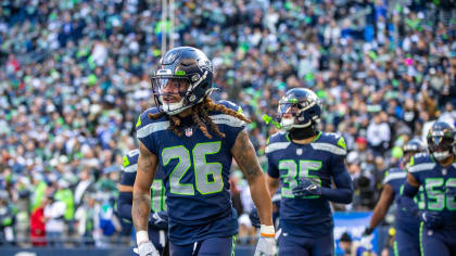 Seattle Seahawks safety Ryan Neal (26) during an NFL football game against  the Denver Broncos, Monday, Sept. 12, 2022, in Seattle, WA. The Seahawks  defeated the Bears 17-16. (AP Photo/Ben VanHouten Stock Photo - Alamy