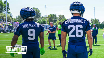 Seahawks RBs Kenneth Walker III, Zach Charbonnet dealing with injuries  early in camp