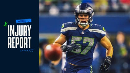 Week 10 Injury Report: Seahawks at Packers