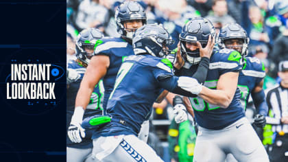 Seattle Seahawks tight end Tyler Mabry (85) runs the ball during a