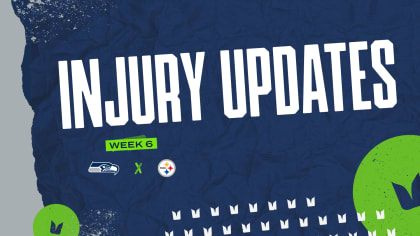 2021 Week 6 Seahawks at Steelers Injury Updates