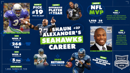 Shaun Alexander To Enter Seahawks Ring Of Honor