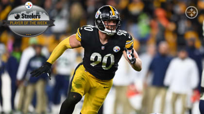 TJ WATT 2 SACKS & 1 INTERCEPTION STEELERS PLAYER OF THE WEEK  Pittsburgh  steelers football, Pittsburgh steelers players, Pittsburgh steelers