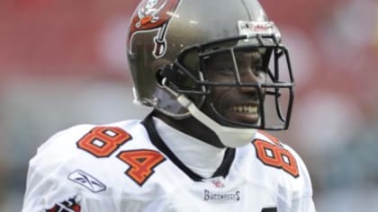 Tampa Bay Buccaneers' wide receiver Joey Galloway (84) is tackled