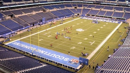 NFL Scouting Combine in Indianapolis at Lucas Oil Stadium