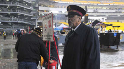 Chicago Bears Kick Off Annual Coat Drive for The Salvation Army