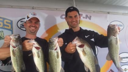 Steelers players fish for charity