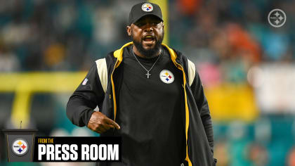 From the Press Room: Steelers at Dolphins