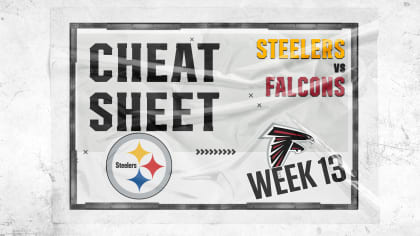 What channel is Steelers vs. Falcons on today? Time, TV schedule for NFL  Week 13 game