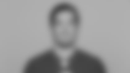 This is a 2021 photo of Ross Dwelley of the San Francisco 49ers NFL football team. This image reflects the 49ers active roster as of Day, May 20, 2021 when this image was taken. (AP Photo)