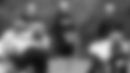 Head coach Zac Taylor (center) and offensive coordinator Brian Callahan (right) had their eyes up front in the draft.