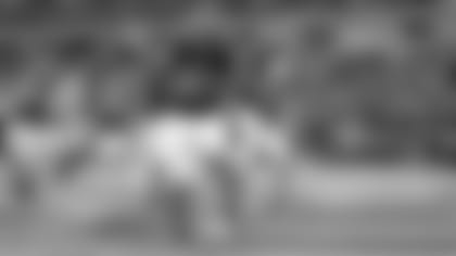 C,J. Uzomah dances after game's first touchdown.