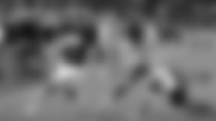 Texas A&M running back Trayveon Williams (5) dodges the tackle attempt by UAB linebacker Chris Woolbright, right, to score during the first half of an NCAA college football game Saturday, Nov. 17, 2018, in College Station, Texas. (AP Photo/Michael Wyke)