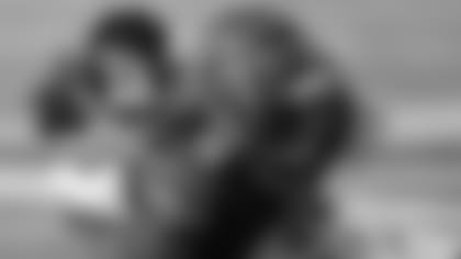 New York Giants linebacker Josiah Tauaefa (48) tackles Cincinnati Bengals wide receiver Hunter Sharp (15) during the second half of an NFL preseason football game Thursday, Aug. 22, 2019, in Cincinnati. (AP Photo/Gary Landers)