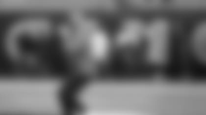 Andy Dalton warms up Sunday at The Paul.