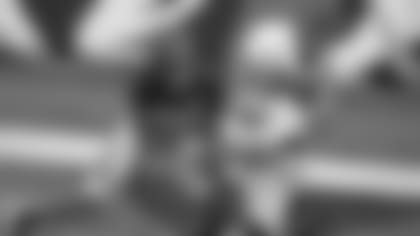 Cornerback Torry McTyer knocks the ball away from tight end Drew Sample, one of the plays that marked the back-up corners' solid night.