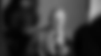 ____ during the 2023 Media Luncheon at Paycor Stadium on Monday, July 24 2023 in Cincinnati, Ohio.