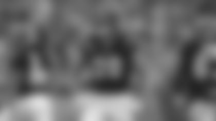 Running back Joe Mixon flexes after rushing for a first down against the Raiders in the AFC Wild Card game at Paul Brown Stadium.