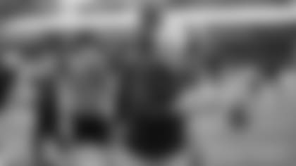 Bengals all-time leading passer Ken Anderson took part in Friday's Play 60 event in England.