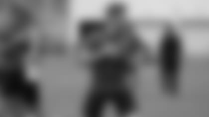 Joe Burrow got some throws in Thursday.