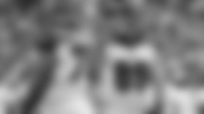 Cincinnati Bengals tight end Drew Sample (89) talks to O'Shea Dugas (70) during the first half of an NFL preseason football game against the Kansas City Chiefs in Kansas City, Mo., Saturday, Aug. 10, 2019. (AP Photo/Ed Zurga)