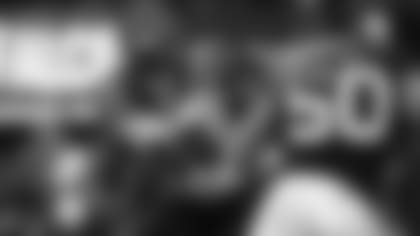 Trey Hopkins could play all five O-line spots this camp.