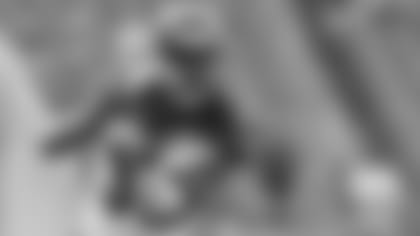 Cincinnati Bengals cornerback Davontae Harris (35) warms up prior to an NFL preseason football game against the Chicago Bears on Thursday, Aug. 9, 2018 in Cincinnati. (NFL Photos via AP)