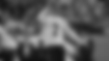 Evan McPherson eyes one of last Sunday's three field goals.