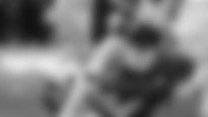 Andrew Brown (93) took down Jags running back Leonard Fournette a few times Sunday.