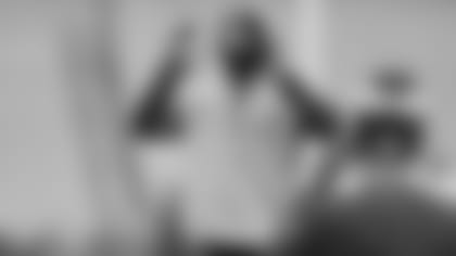 Ja'Marr Chase getting used to Sunday's 35-degree weather in pregame warmups.