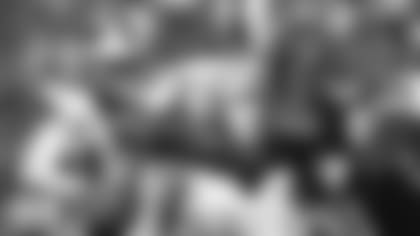 Pressure like this from Carlos Dunlap resulted in Darius Phillips' first career pick.