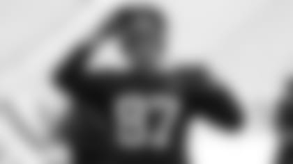 C.J. Uzomah hangs with 'em.