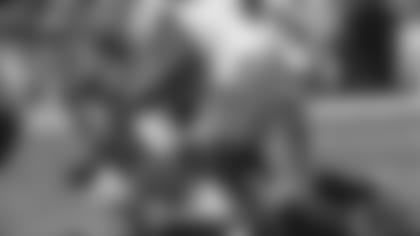 Logan Wilson on the ground after Sunday's diving interception