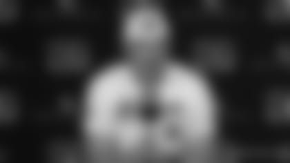 Andy Dalton meets the press Wednesday.