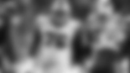 The offensive coaches like John Miller's presence up front.