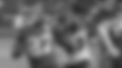 The Bengals chased running back Kareem Hunt all night. Here rookie corner Darius Phillips gives pursuit.