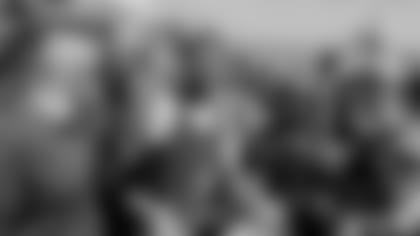 Stefon Diggs making an appearance in East Buffalo on Wednesday. Photo courtesy of Julian Otavo.