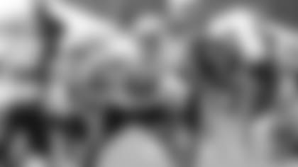 O'Cyrus Torrence (64). Buffalo Bills Training Camp at St. John Fisher University, August 1, 2023.