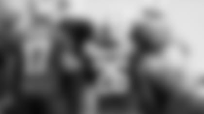 Sean McDermott, Josh Allen (17), and Devin Singletary (26). Buffalo Bills Week 3 practice, September 23, 2021.  Photo by Ben Green