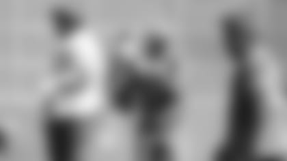 Sean McDermott.  Buffalo Bills walk-through, August 12, 2020.  Photo by Bill Wippert