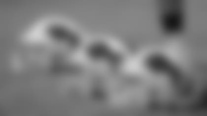 White facemasks. Buffalo Bills Week 13 practice, December 2, 2020.
  Photo by Bill Wippert