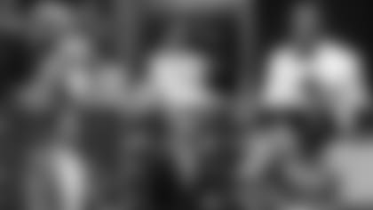 Cleveland's Odell Beckham Jr. (top left), NY Jets' Le'Veon Bell (top middle), NY Giants' Saquon Barkley (top right), Denver's Joe Flacco (bottom left), Philadelphia's Carson Wentz (middle bottom), Pittsburgh's JuJu Smith-Schuster.