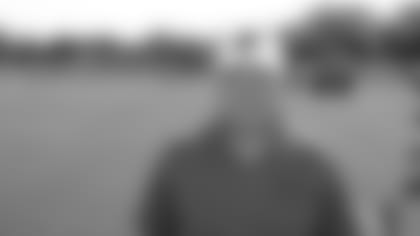 Steve Tasker. Buffalo Bills Training Camp. August 5, 2021. Photo by Bill Wippert